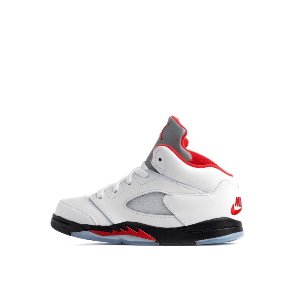 5 ρετρό φωτιά κόκκινη ασημί γλώσσα (td) Klekt