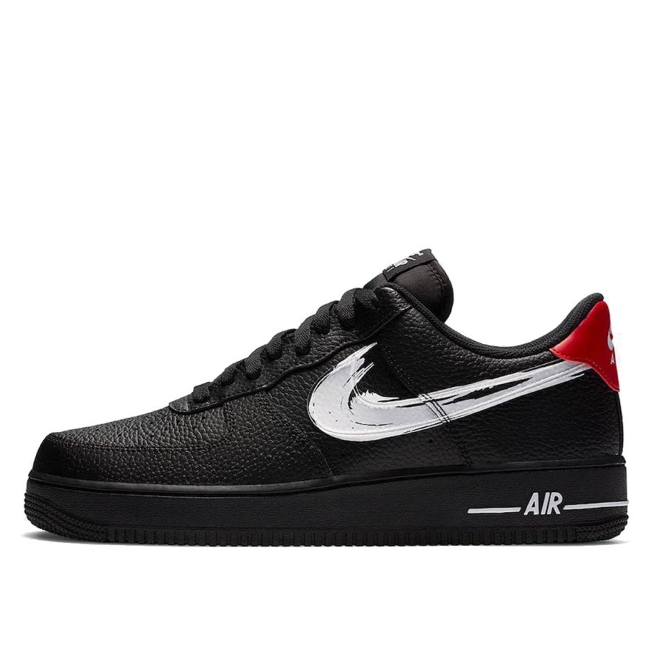 Air Force 1 χαμηλή πινελιά Swoosh Black Klekt