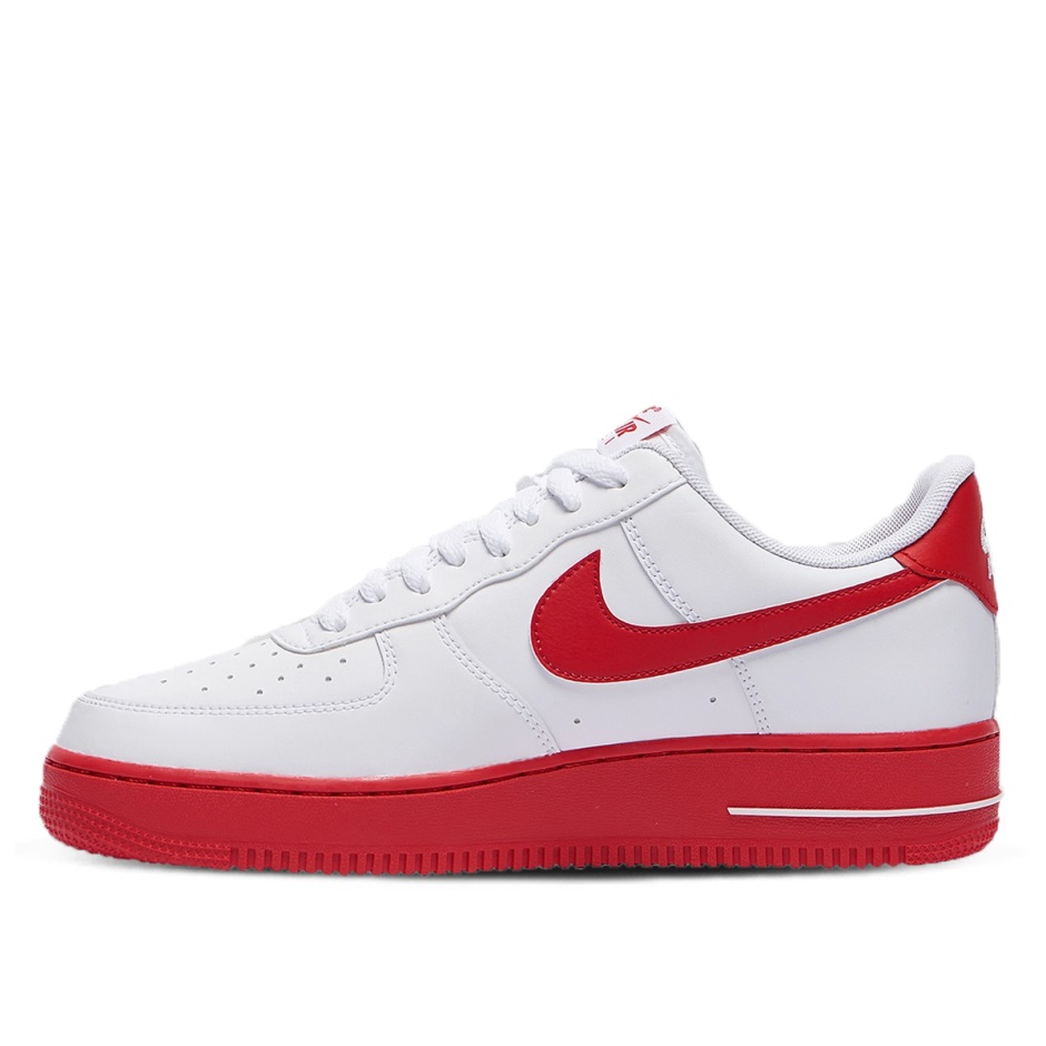 Air Force 1 χαμηλή λευκή κόκκινη ενδιάμεση σόλα Klekt