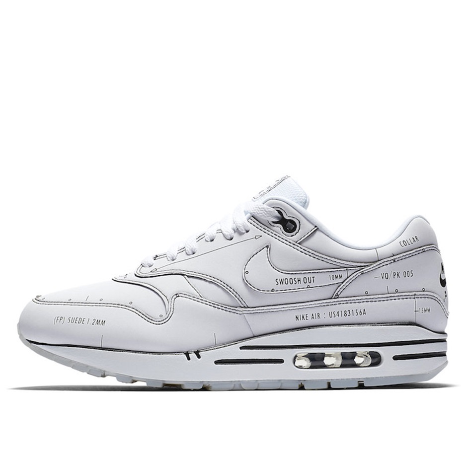 Air Max 1 Tinker White Schematic Klekt