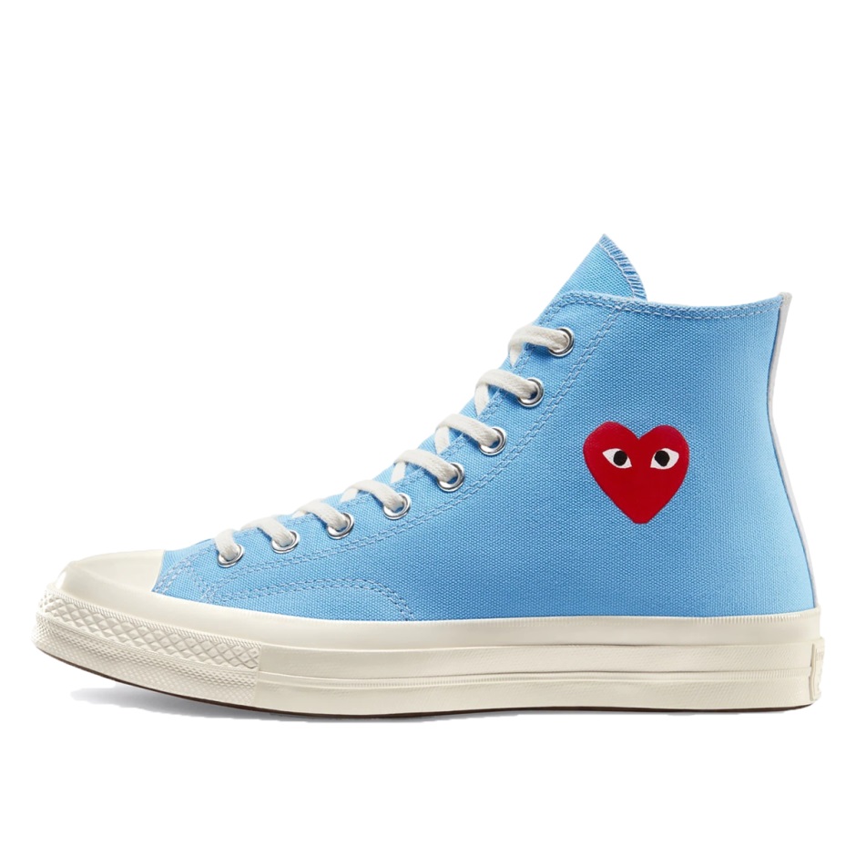Τσακ Τέιλορ All-star 70s Hi Comme Des Garcons παίζει φωτεινό μπλε Klekt