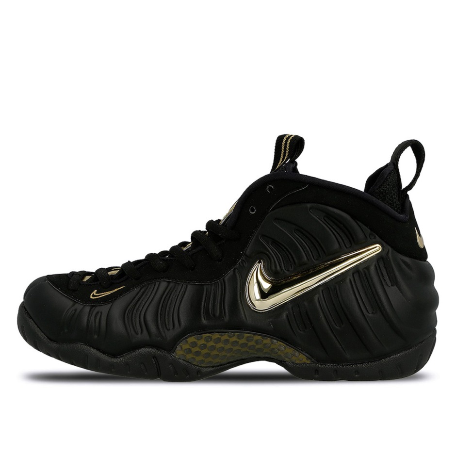 Klekt Air Foamposite Pro μαύρο μεταλλικό χρυσό