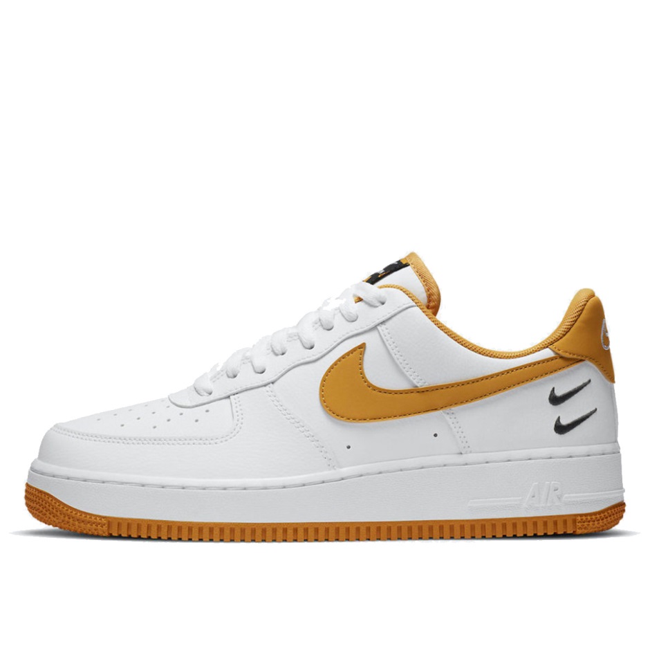 Klekt Air Force 1 07 Lv8 Double Swoosh λευκό ελαφρύ τζίντζερ