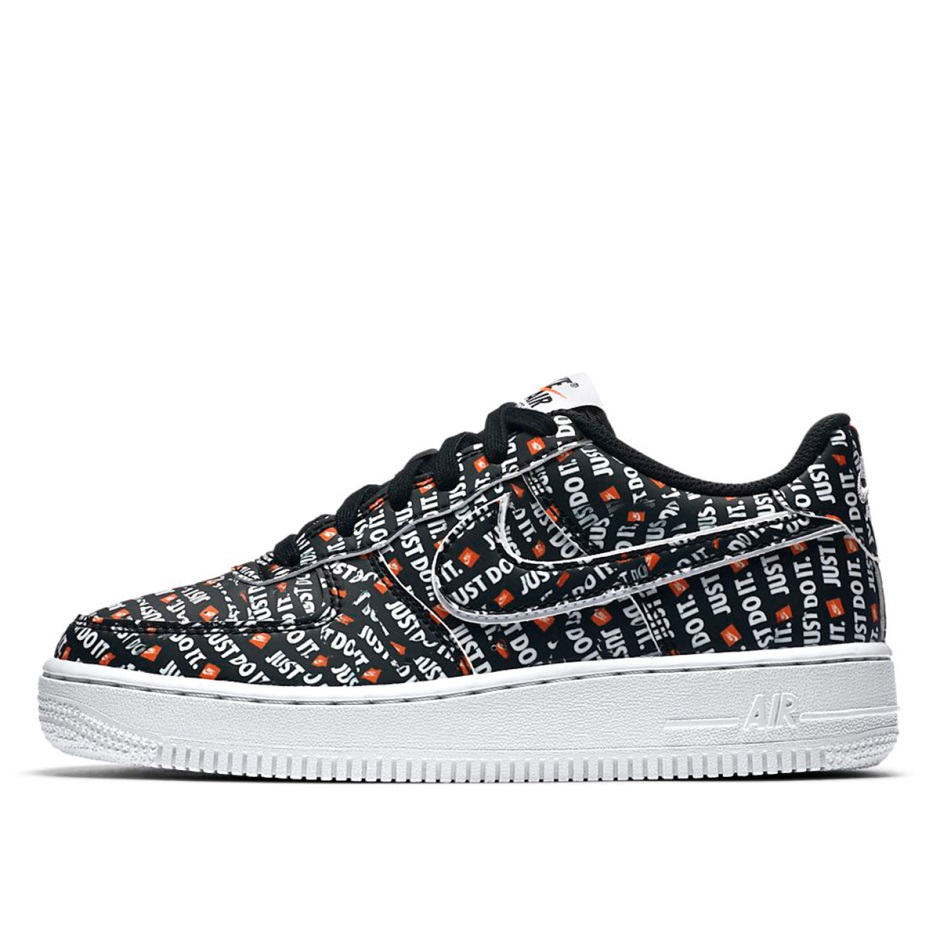 Klekt Air Force 1 Low Just Do It πακέτο μαύρο (gs)