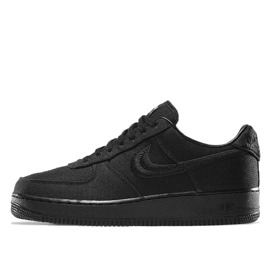 Klekt X Stussy Air Force 1 χαμηλό μαύρο