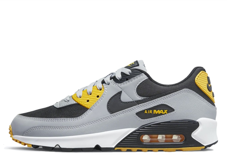 Air Max 90 Grey Black University Goldt Klekt