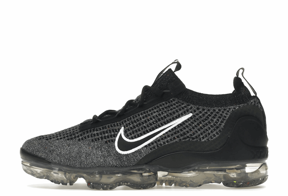 Air Vapormax 2021 Fk μαύρο λευκό ανθρακί Klekt