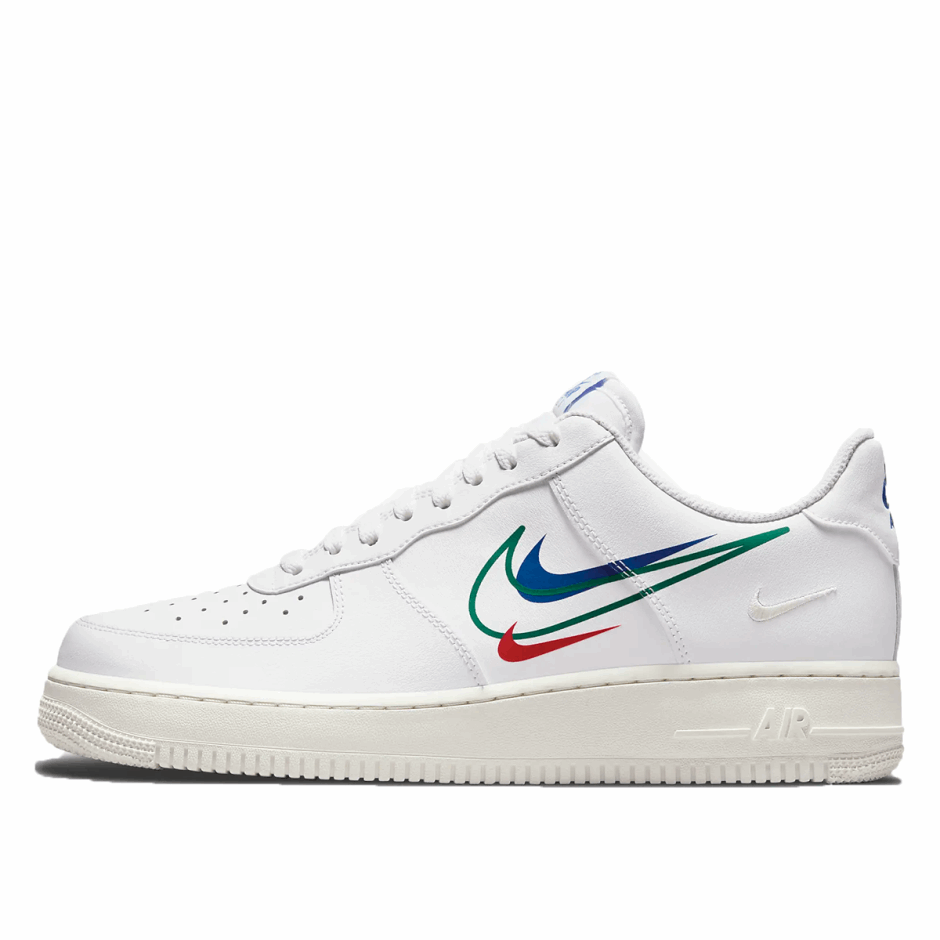 Klekt Air Force 1 Low Multi Swoosh White Game Royal