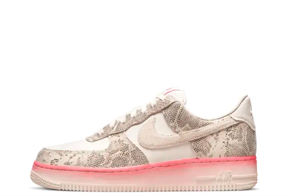 Klekt Air Force 1 Low Snakeskin Sail Pink