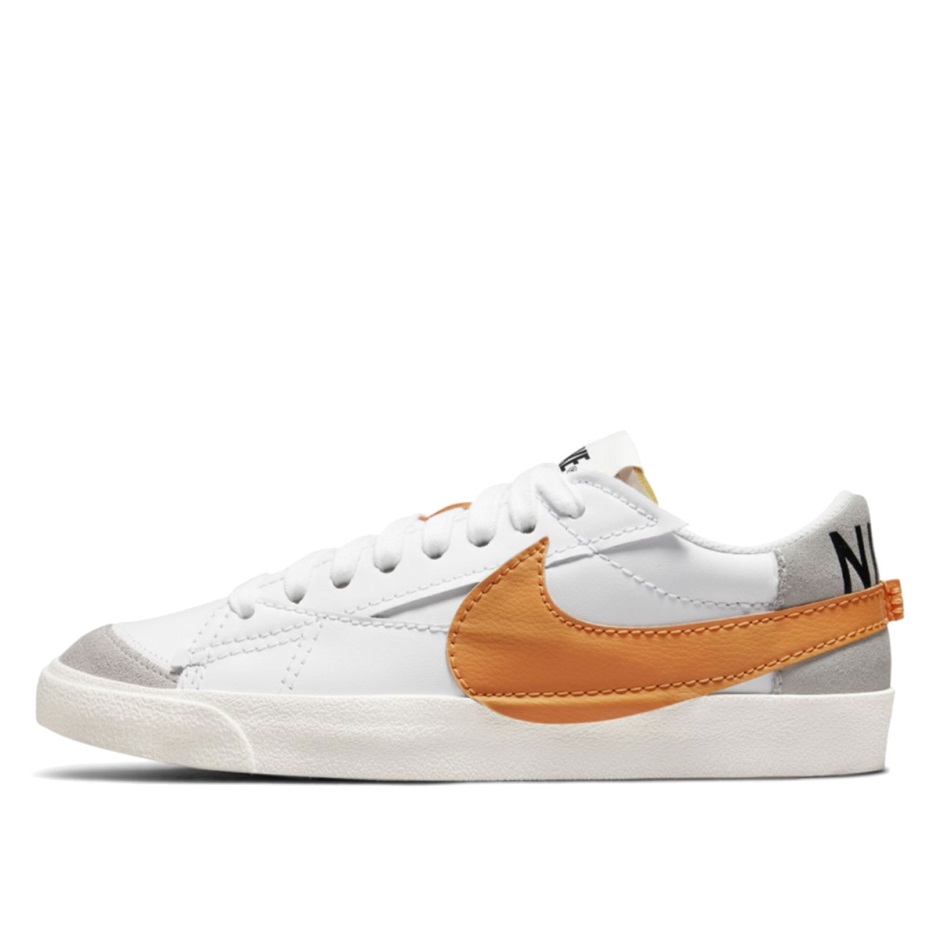 Klekt Blazer Low 77 Jumbo λευκό άλφα πορτοκαλί πανί