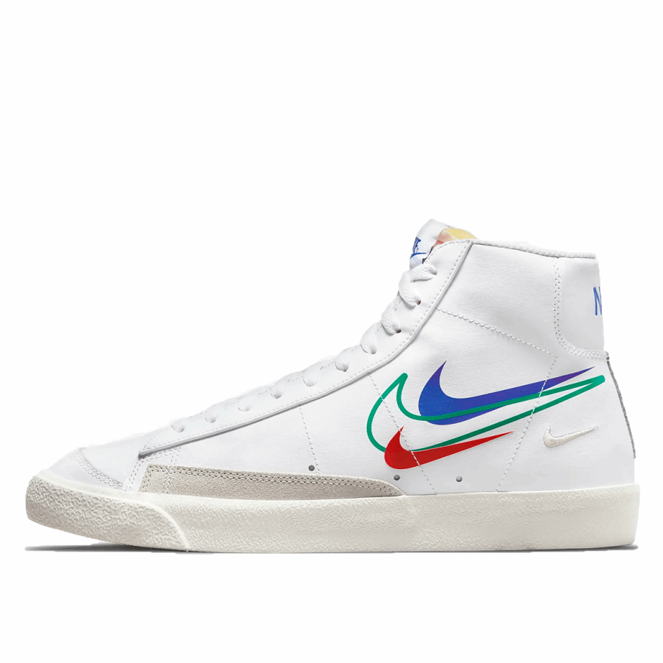 Klekt Blazer Mid 77 Multi Swoosh White Game Royal