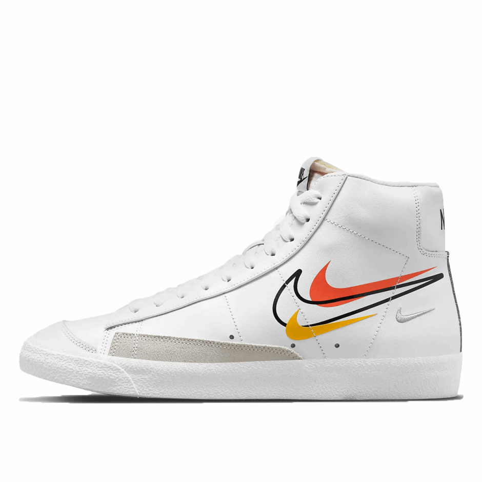 Klekt Blazer Mid 77 Multi Swoosh White Team πορτοκαλί