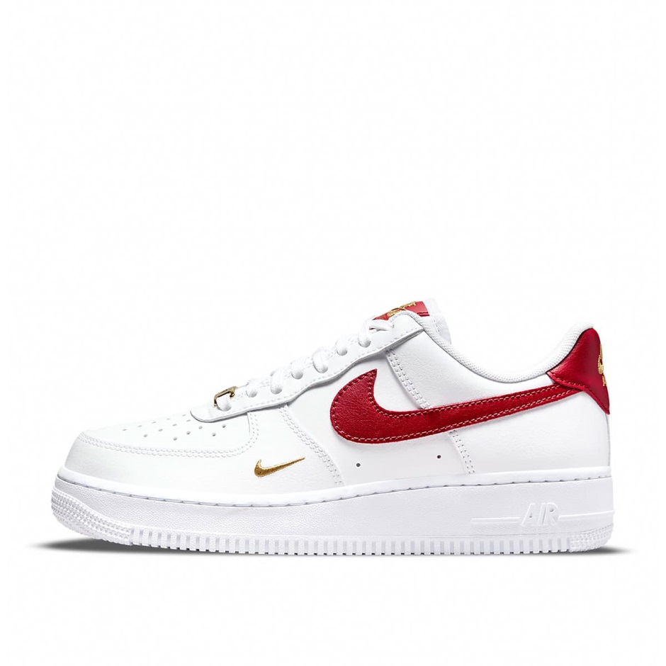 Klekt Wmns Air Force 1 07 Red Mini Swoosh