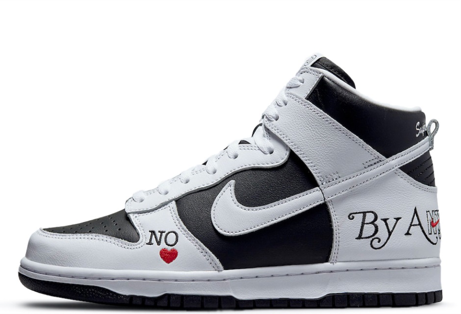 Klekt x Supreme SB Dunk High By Any Means White