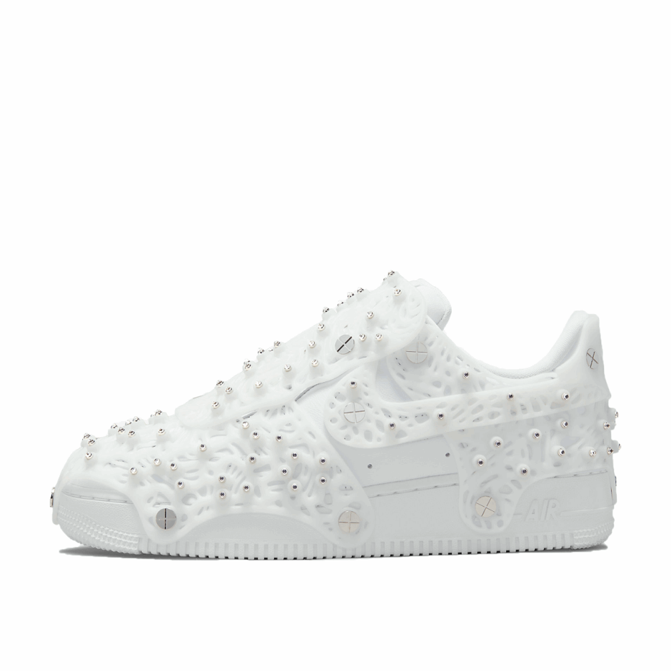 Klekt X Swarovski Air Force 1 Low Lxx Wmns τριπλό λευκό