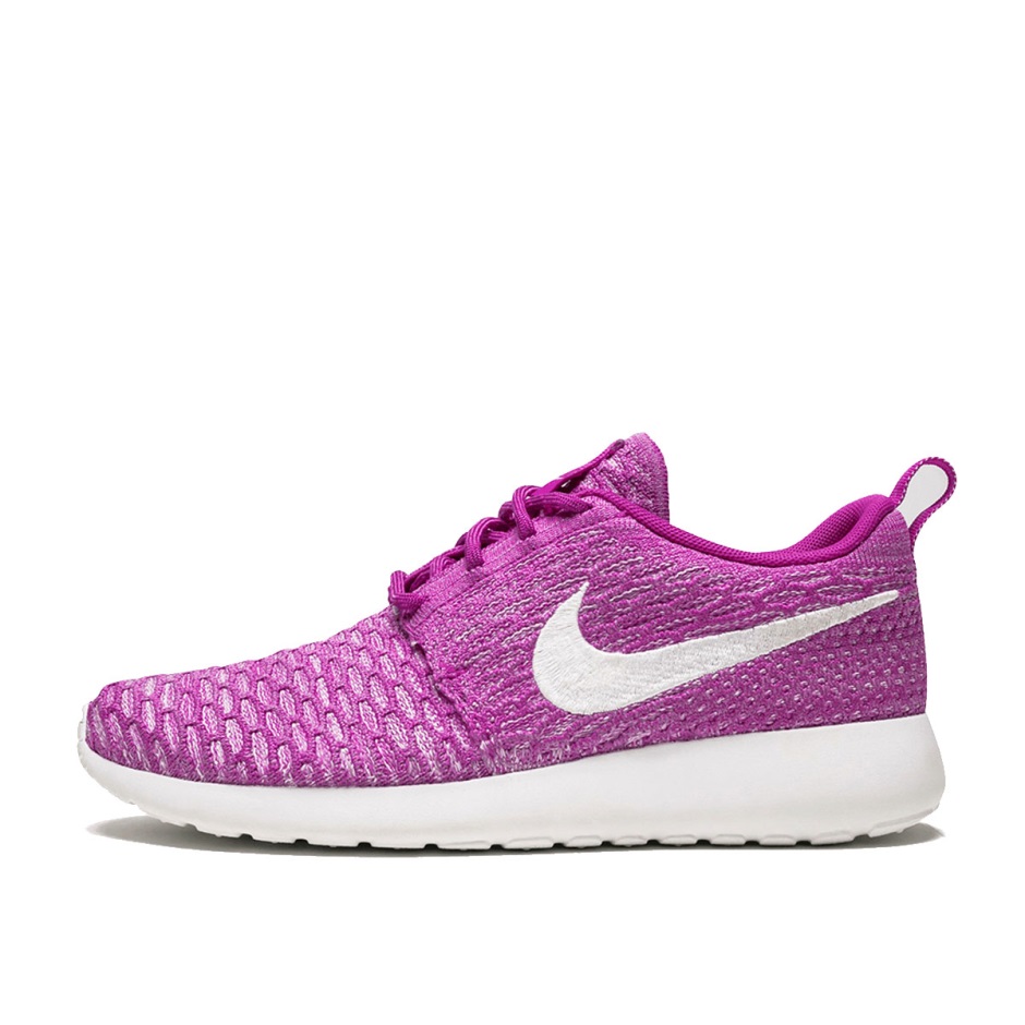 Wmns Rosherun Flyknit φούξια Flash Klekt